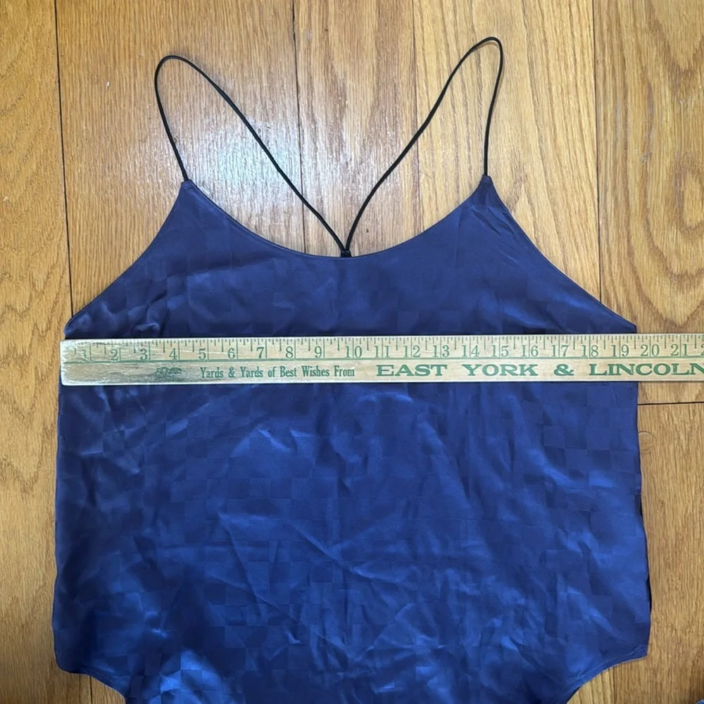 Victoria’s Secret NWT Women’s Large Purple Checkered Spaghetti Racerback